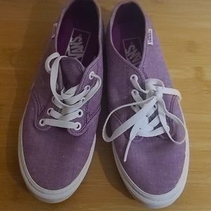 Vans Purple Size 7.5 Woman's Sneakers